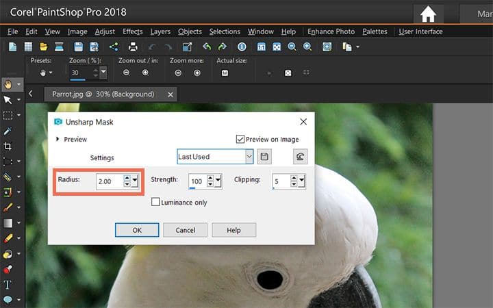 How To Fix Blurry Pictures In Paintshop Pro