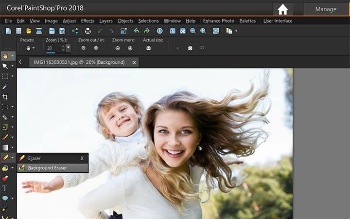 How To Remove Background From Photo in PaintShop Pro