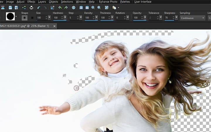 How To Remove Background From Photo in PaintShop Pro