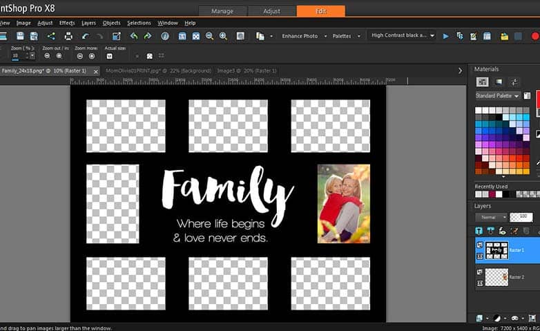 How To Make A Photo Collage In Paintshop Pro