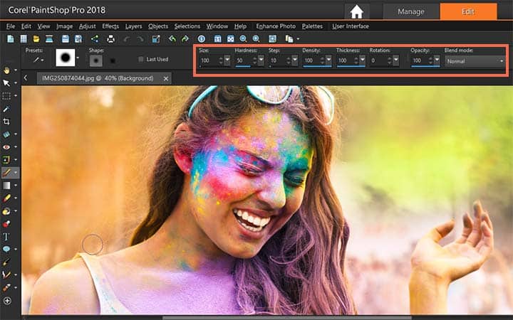 How To Use Photo Brushes In Paintshop Pro