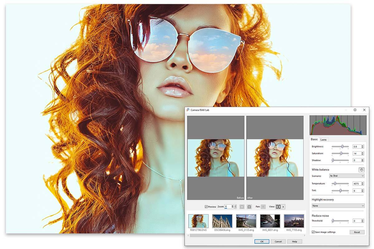 RAW および HDR を完璧にコントロール