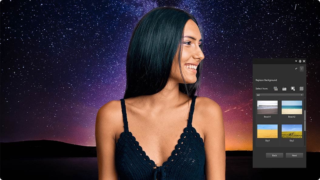 AI Background Replacement